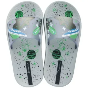 Ipanema Urban Slide Kids gyerek papucs - szürke bolygós mintával