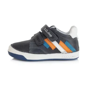 DD Step fiú királykék bőrcipő