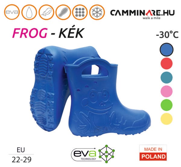 Camminare – Frog EVA gyerekcsizma kék színben
