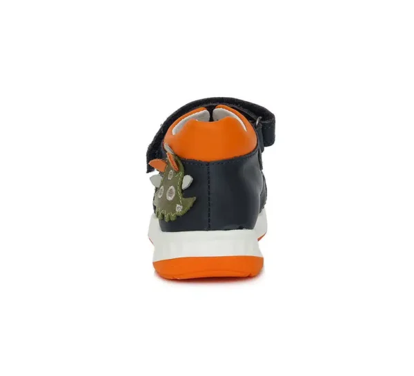 Ponte20 supinált fiú bőrszandál oldalán dinó mintával