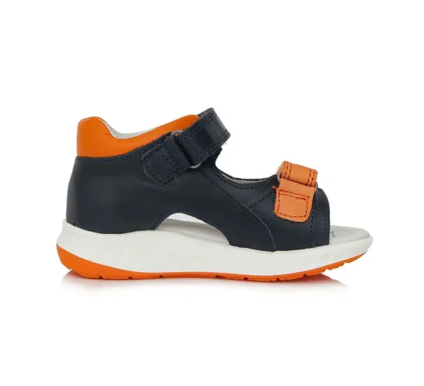 Ponte20 supinált fiú bőrszandál oldalán dinó mintával