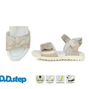 DD Step lány pezsgő színű szandál