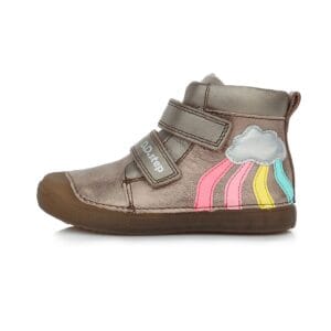 DD Step lány fluoreszkáló bőrcipő