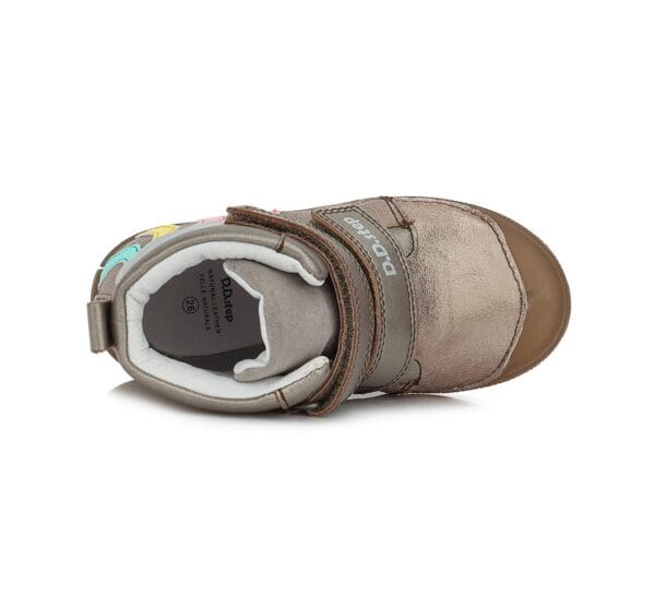 DD Step lány fluoreszkáló bőrcipő