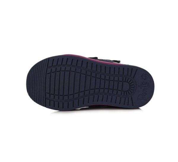 Ponte20 supinált lány bőrcipő – sötétkék, ezüst csillaggal