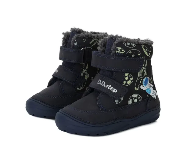 DD Step kisfiú téli bőrcipő