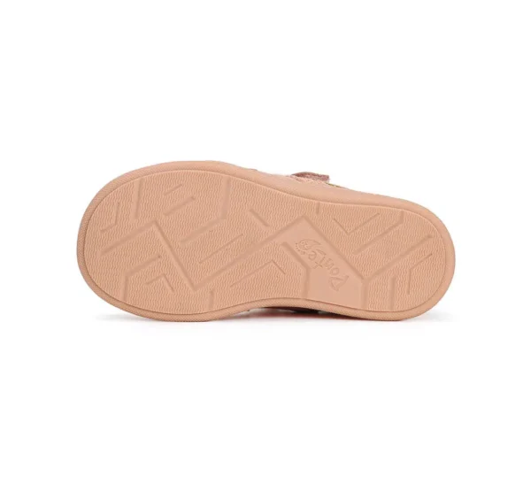 Ponte20 supinált lány bőrcipő – púderrózsaszín csillámos hullámmintával