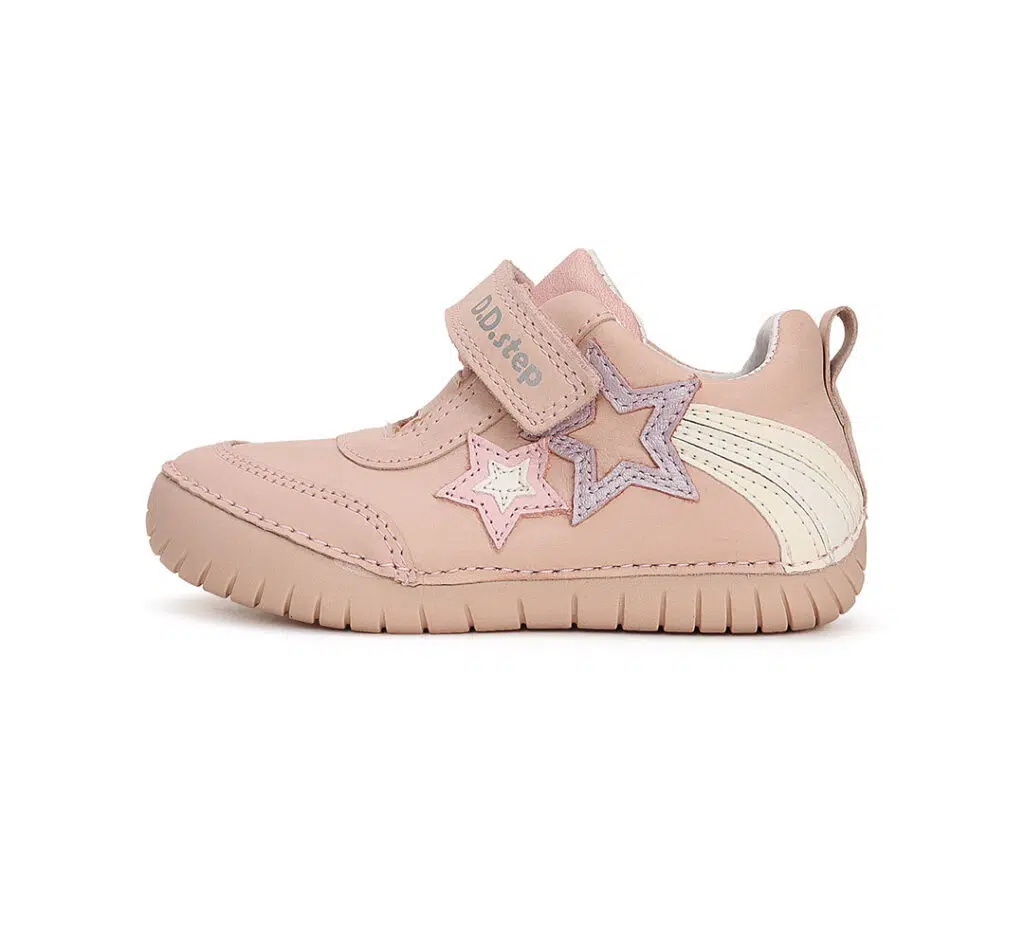 DD Step UV reactive lány bőrcipő