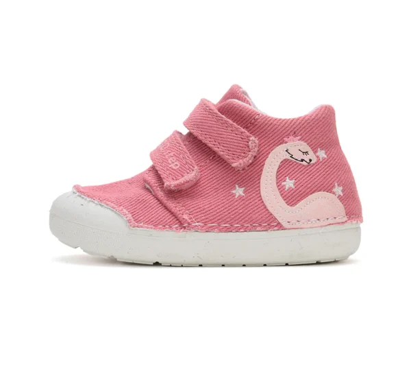 DD Step rózsaszín vászoncipő