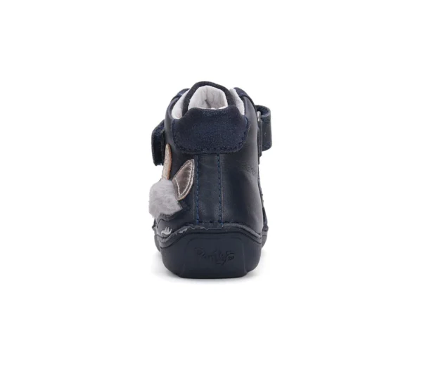 Ponte20 supinált lány bőrcipő – sötétkék unikornis mintával