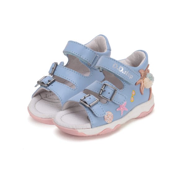 DD Step lány bőrszandál