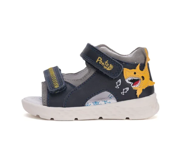 Ponte20 szupinált fiú bőrszandál