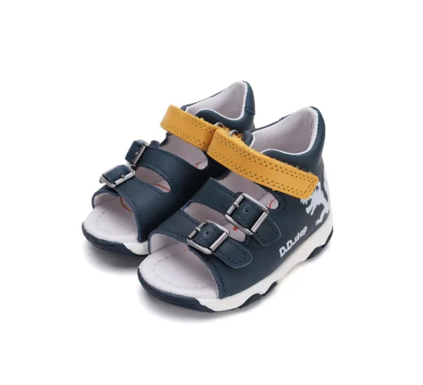 DD Step fiú bőrszandál