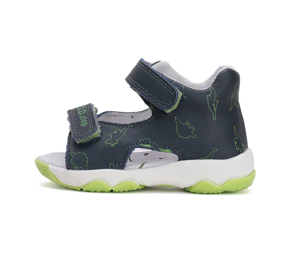 DD Step fiú bőrszandál