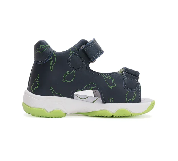 DD Step fiú bőrszandál