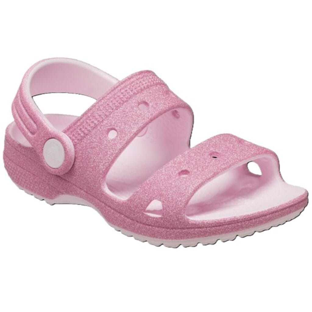 Toddler Classic Crocs Csillogó szandál
