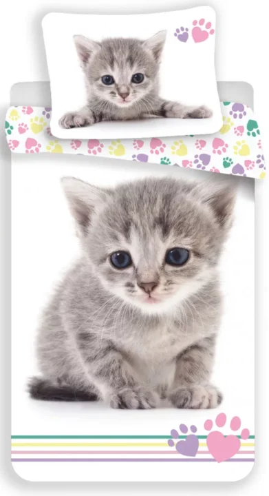 Cicás Heart Paw ágyneműhuzat