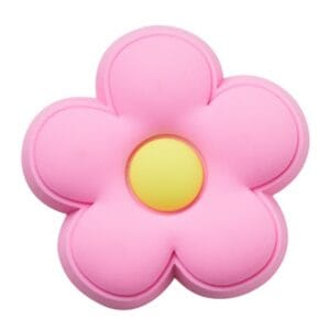 Rózsaszín virág Jibbitz