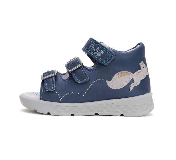 Ponte20 szupinált fiú bőrszandál