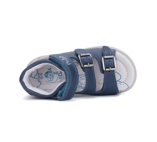 Ponte20 szupinált fiú bőrszandál