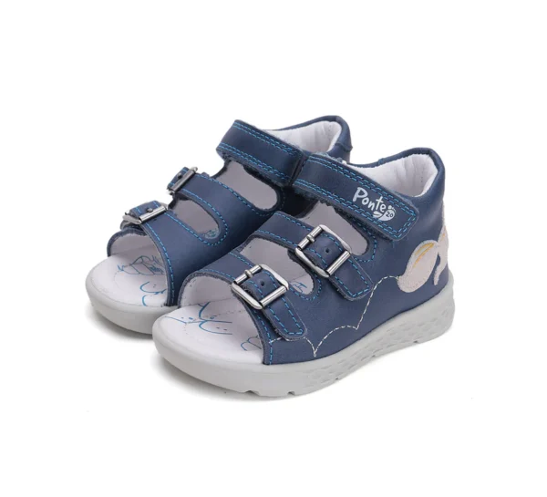 Ponte20 szupinált fiú bőrszandál