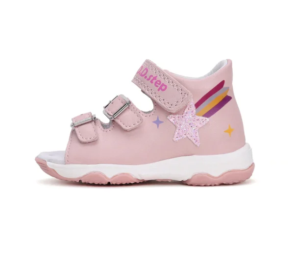 DD Step lány bőrszandál