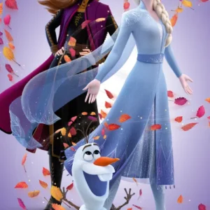 Disney Jégvarázs Leaves Magic fürdőlepedő, strand törölköző