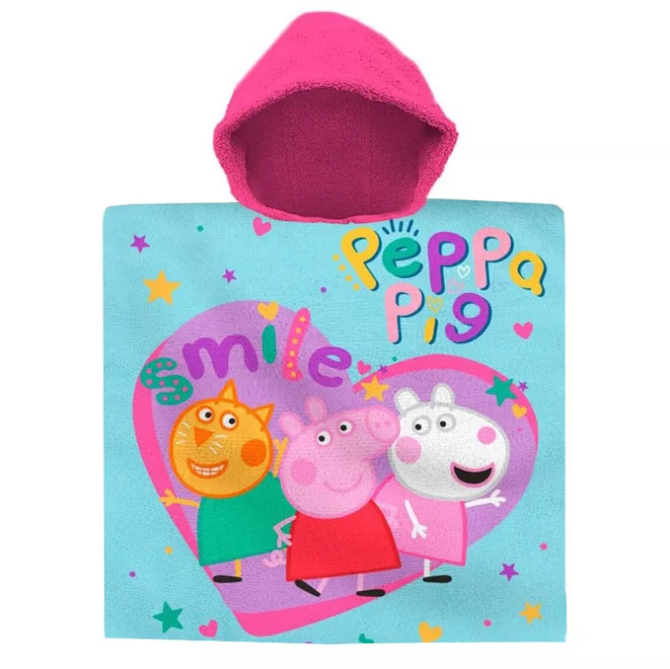 Peppa malac Smile strand törölköző poncsó
