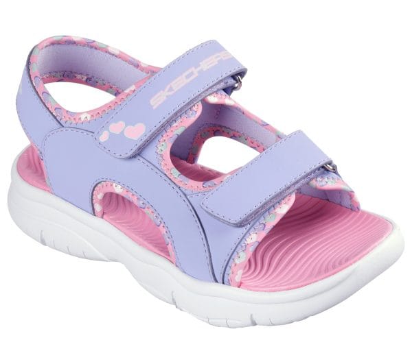 Skechers® Flex Splash lila gyerek szandál