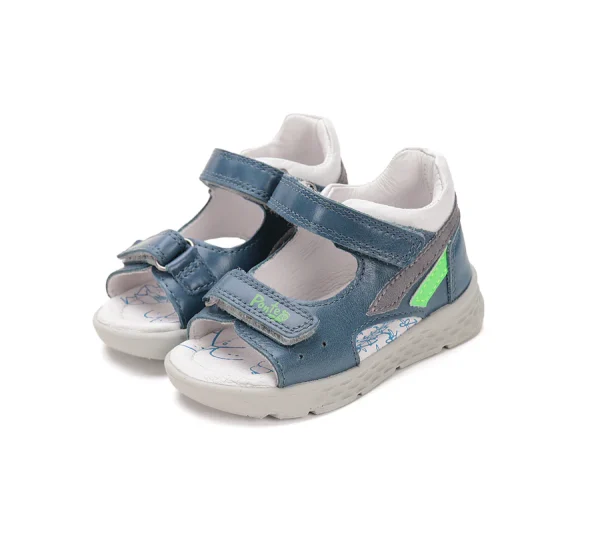 Ponte20 szupinált fiú bőrszandál