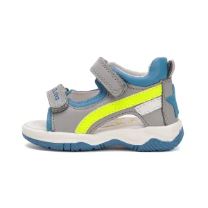 DD Step fiú bőrszandál