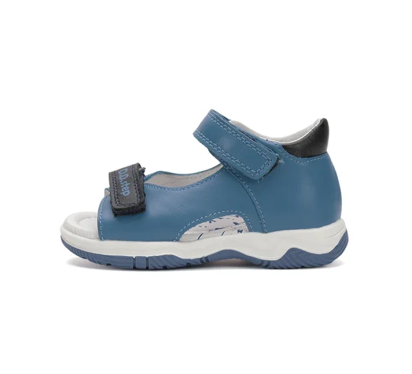 DD Step fiú bőrszandál