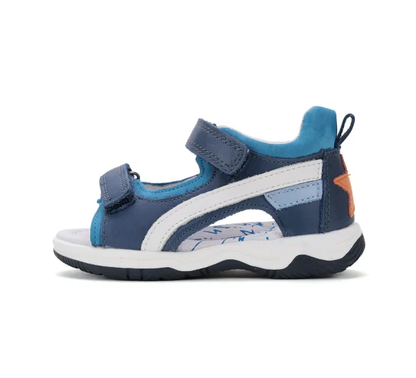 DD Step fiú bőrszandál