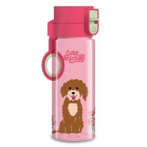 Ars Una Cute Animals-doggie BPA-mentes kulacs-475 ml