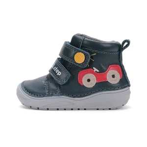 DD Step bélelt kisfiú bőrcipő