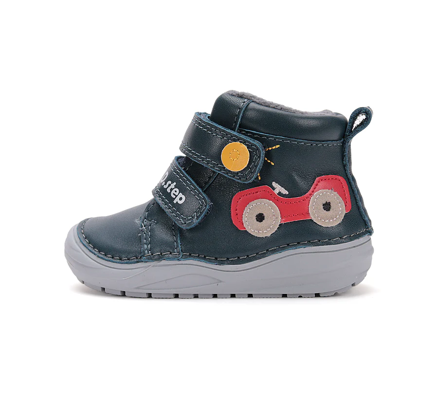 DD Step bélelt kisfiú bőrcipő