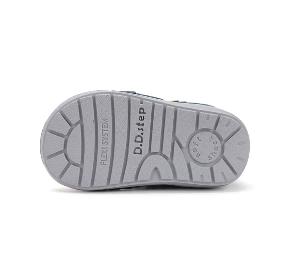 DD Step bélelt kisfiú bőrcipő
