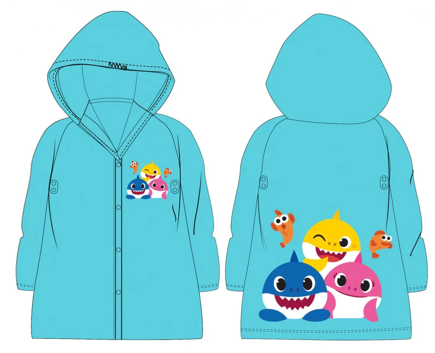 Baby Shark esőkabát 92-110 cm