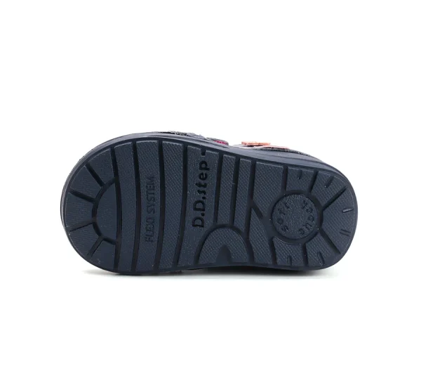 DD Step bélelt kislány bőrcipő