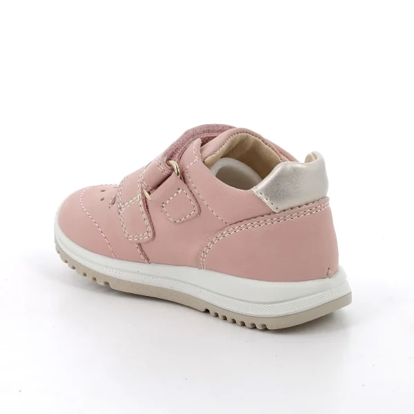 Primigi kislány első lépés bőrcipő – púderrózsaszín, sportos modell