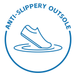 Anti slippery outsole