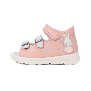 Ponte20 szupinált lány gyerek szandál – rózsaszín, nyuszi mintával