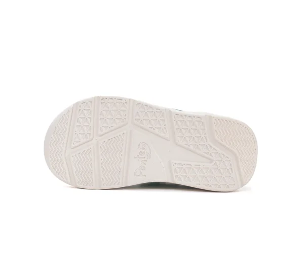 Ponte20 szupinált gyerek szandál – halványkék, virágmintás